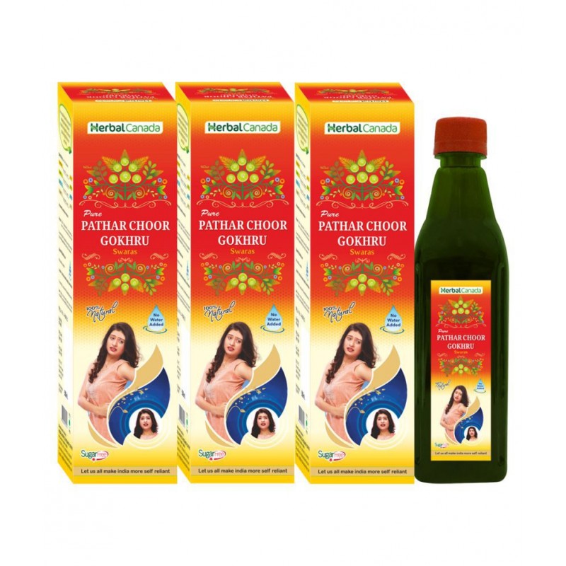 Herbal Canada Pathar Choor Liquid 500 ml Pack of 3
