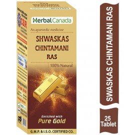 Herbal Canada Shwaskas Chintamani Ras Tablet 25 no.s