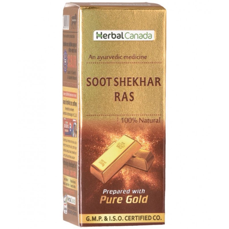 Herbal Canada Soot Sekher Ras Gold Tablet 50 no.s Pack Of 1