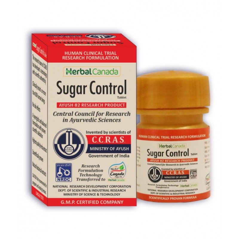 Herbal Canada Sugar Control Tablet | Diabetic Formula Tablet 60 no.s