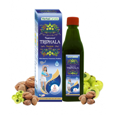Herbal Canada Triphala Ras Liquid 1 l Pack of 3