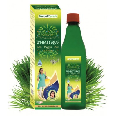 Herbal Canada WHEAT GRASS JUICE 500 ML (PACK OF 2)