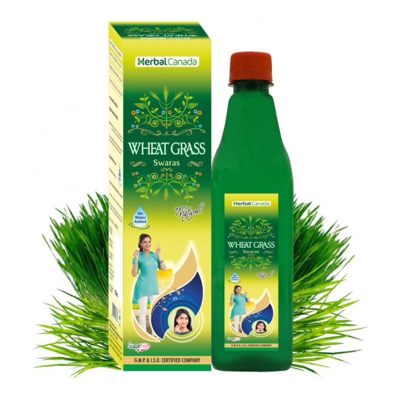 Herbal Canada Wheat Grass Ras Liquid 500 ml Pack Of 1