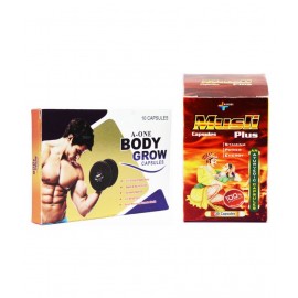 Herbal Care A One Body Grow 50 Capsule & Musli Plus Capsule 30 no.s