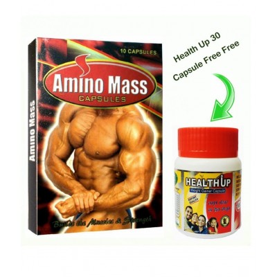 Herbal Care Amino Mass (for Weight Gain) Capsule 10 no.s Pack Of 5