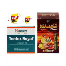 Herbal Care Musli Plus 30 Capsule & Tentex Royal Capsule 10 no.s