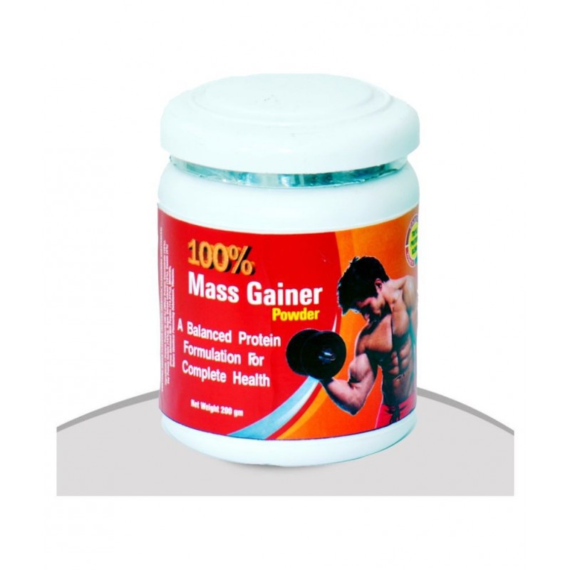 Herbal Care Rikhi 100% Mass Gainer Powder 200 gm Pack Of 2