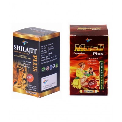 Herbal Care Rikhi Musli Plus 30_Rikhi Shilajit Plus Capsule 30 no.s