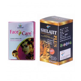 Herbal Care Shilajit Plus 30 Capsule & Face Care Capsule 10 no.s