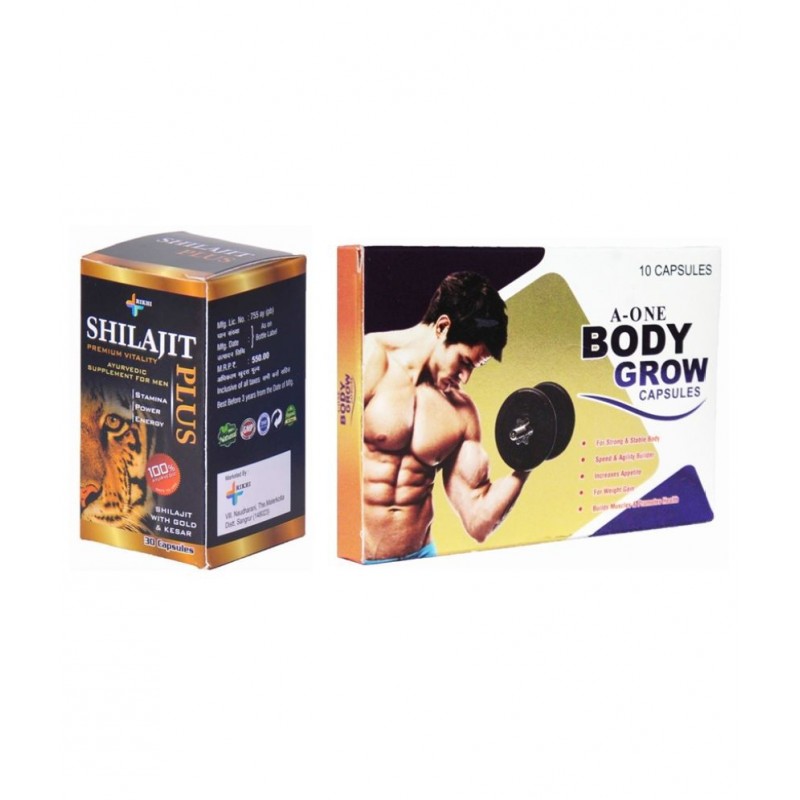 Herbal Care Shilajit Plus 30 Capsule_A One Body Grow Capsule 30 no.s