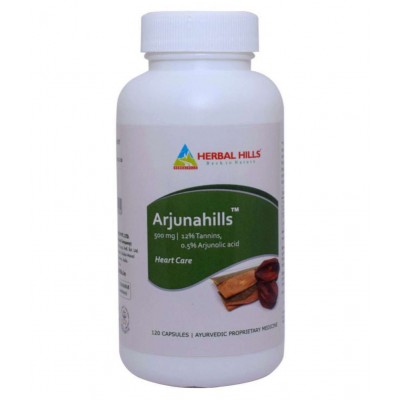 Herbal Hills Arjunahills - 120 (Pack of 2) Capsule 500 mg