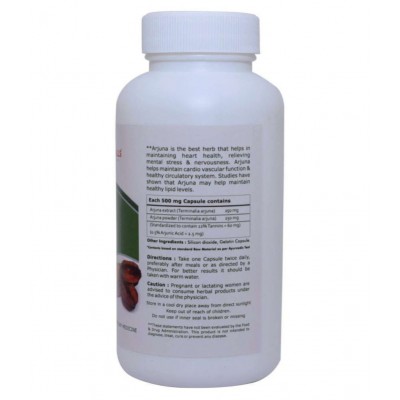 Herbal Hills Arjunahills - 120 (Pack of 2) Capsule 500 mg