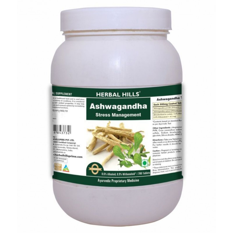 Herbal Hills Ashwagandha - Value Pack Tablet 700 no.s Pack Of 1
