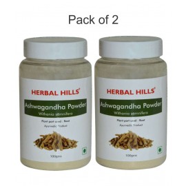 Herbal Hills Ashwagandha Powder Powder 200 gm Pack Of 2