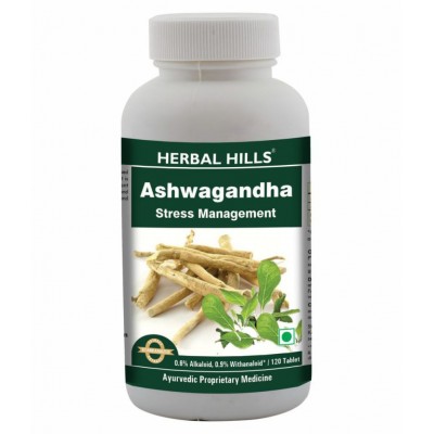 Herbal Hills Ashwagandha Tablet 120 no.s Pack Of 1