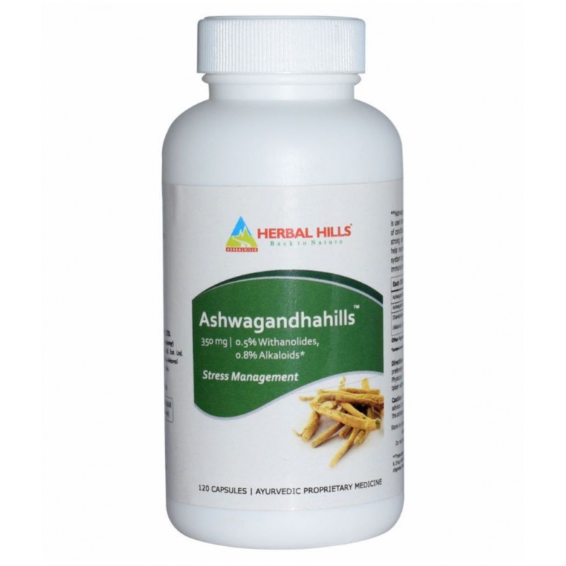 Herbal Hills Ashwagandhahills 120 Capsule 240 mg