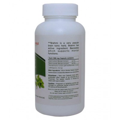 Herbal Hills Brahmihills - 120 (Pack of 2) Capsule 300 mg