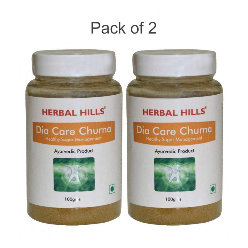 Herbal Hills Dia Care Churna Powder 100 gm Pack Of 2