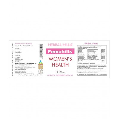 Herbal Hills Femohills Women's Health Capsule 30 no.s Pack Of 1