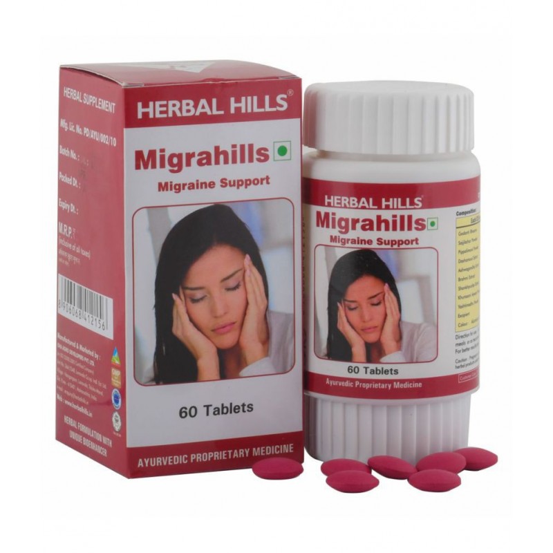 Herbal Hills Migrahills Tablet 60 no.s Pack Of 1