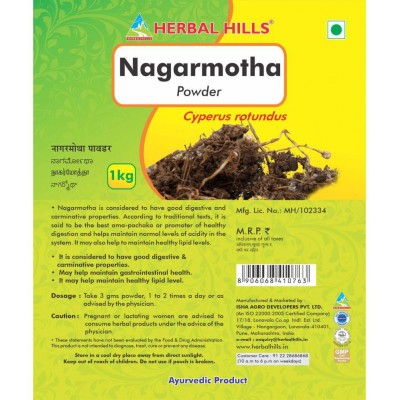 Herbal Hills Nagarmotha Powder 1 kg Pack Of 1