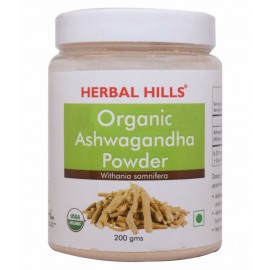 Herbal Hills Organic Ashwagandha Powder 200 gm