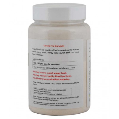 Herbal Hills Safed Musli Powder 100 gm Pack Of 1