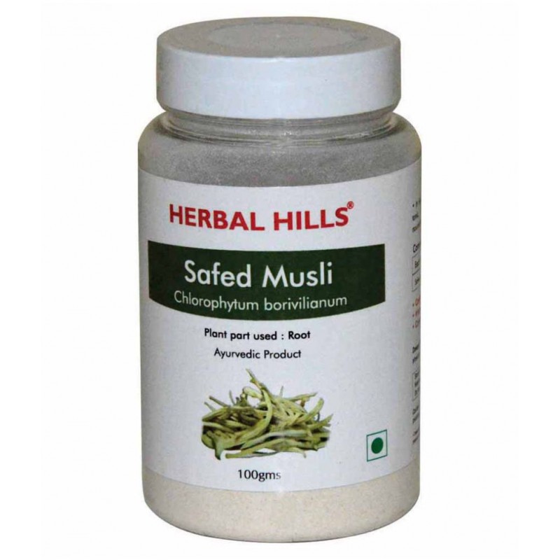 Herbal Hills Safed Musli Powder 100 gm Pack Of 1