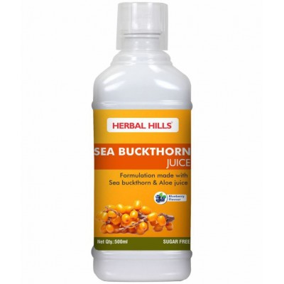 Herbal Hills Sea Buckthorn Liquid 500 ml Pack Of 1 Herbal Hills Sea Buckthorn Liquid 500 ml Pack Of 1