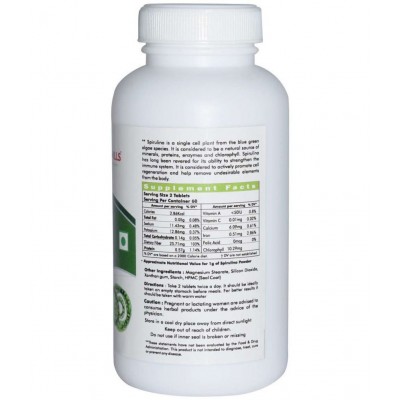 Herbal Hills Spirulina Tablet 120 no.s Pack Of 1