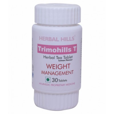 Herbal Hills Trimohills T with Lemon Flavour Tablet 30 no.s Pack Of 1