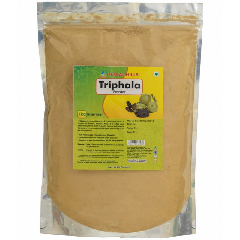 Herbal Hills Triphala Powder 1 kg Pack Of 1