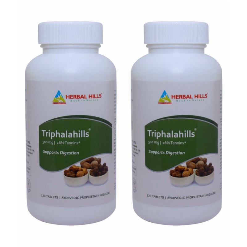 Herbal Hills Triphalahills 120 (Pack of 2) Tablet 500 mg
