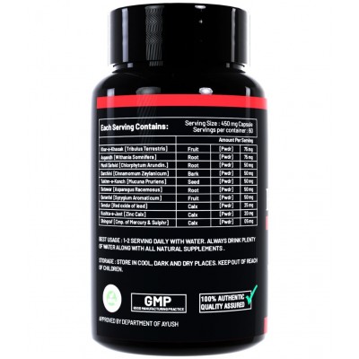 Herbal Vibe Promenz Stamina Tablet Power Health Tablet 60 no.s Pack Of 1