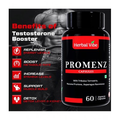 Herbal Vibe Promenz Stamina Tablet Power Health Tablet 60 no.s Pack Of 1