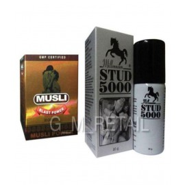 Herbalshoppe STAD 5000 Spray & Musli Blast Powr Capsule 30 no.s
