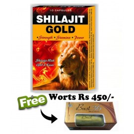 Herbalshoppe Shilajit Gold ( 10 x 10 = 100 ) Capsule 10 no.s Pack Of 10