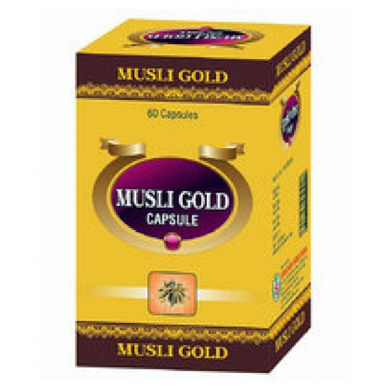Herbalshoppe Surjichem Musli Gold (30X2=60) Capsule 30 no.s Pack Of 2