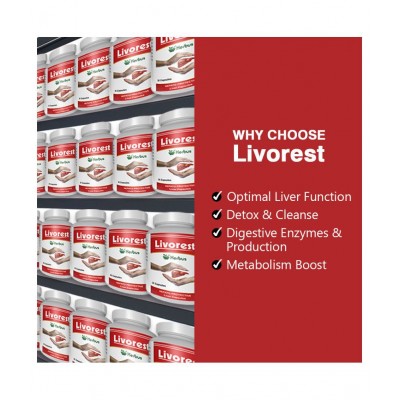 Herbus livorest | liver support Capsule 30 gm Pack Of 2