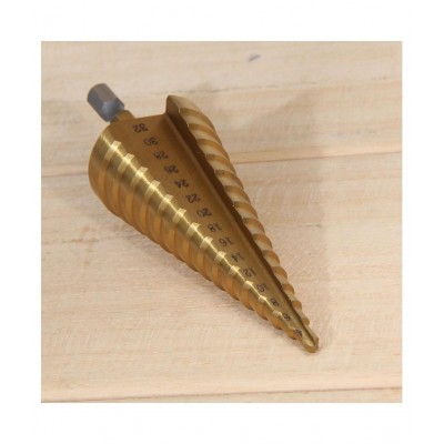 Hex Titanium Step Cone Drill Bit Hole Cutter 4-32MM HSS4241 For Sheet Metal