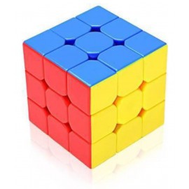 High Speed Stickerless 3x3 Magic Cube Puzzle Game Toy (1 Pieces)
