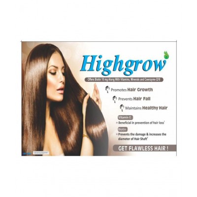Highgrow Hair Supplement (Biotin, CoQ-10 & Vitamin E) 10 tablets