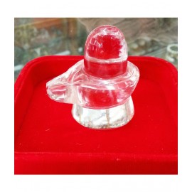 Himalaya Rudraksha Crystal (Sphatik) shivling