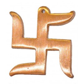 Hindu Lucky Symbol Swastik Pure copper Wall Hanging for Vastu and Good Luck Copper Swastik Vastu Remedies & Product