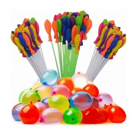 Holi Magic Rubber Water Balloons (111 Balloon) - Pack of 3 Great Holi Festival and Outdoor Water Sports Fun