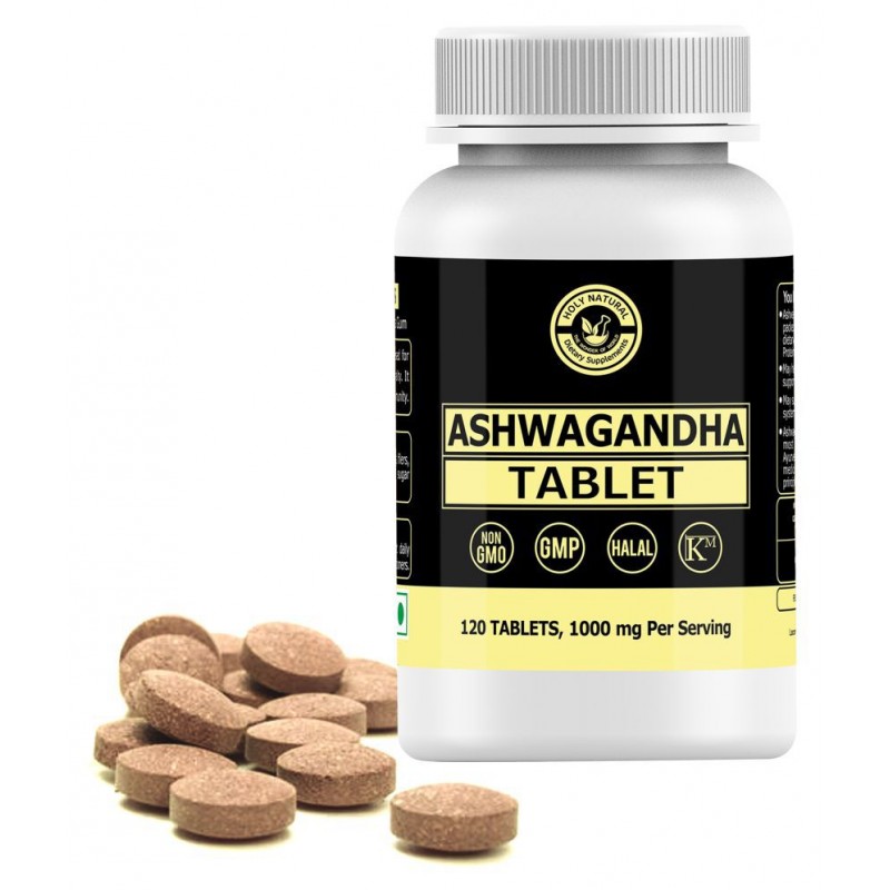 Holy Natural Ashwagandha Tablet 120 no.s Pack Of 1