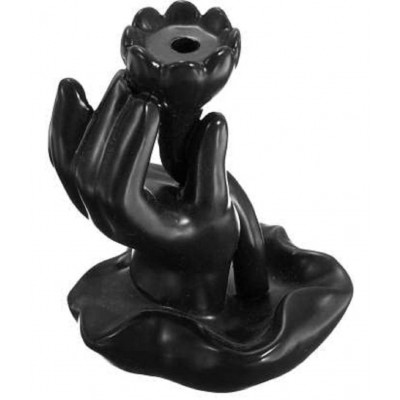 Home Artists Black Polyresin Smoke Backflow - Pack of 1 Home Artists Black Polyresin Smoke Backflow - Pack of 1