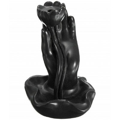 Home Artists Black Polyresin Smoke Backflow - Pack of 1 Home Artists Black Polyresin Smoke Backflow - Pack of 1