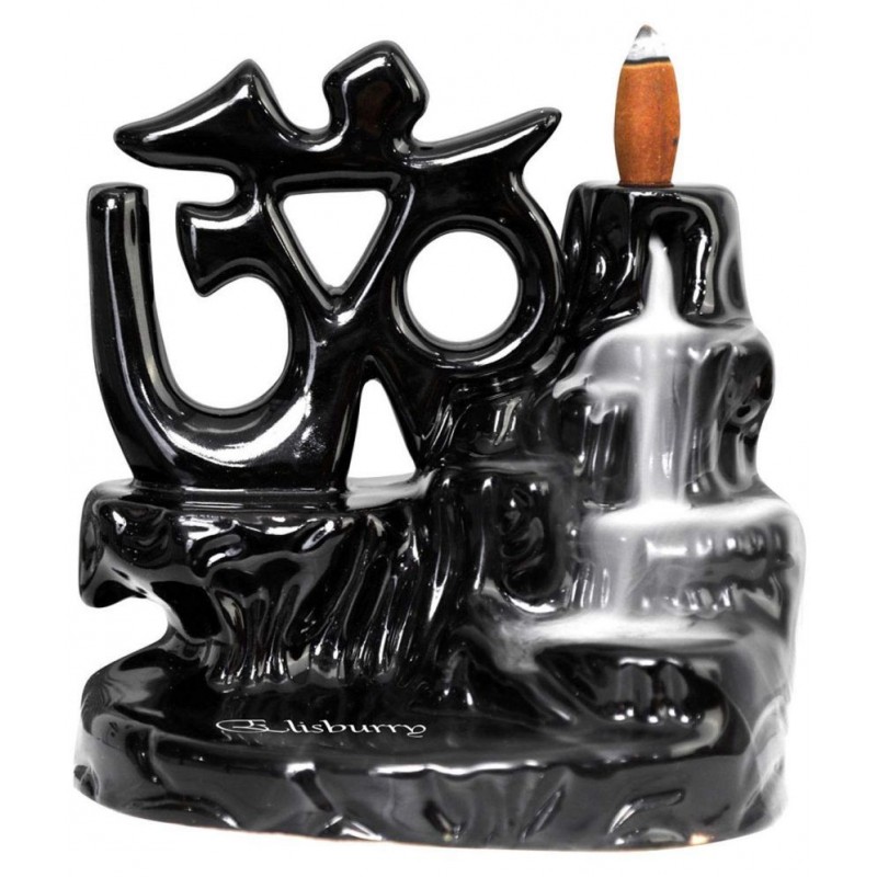 Home Artists Black Polyresin Smoke Backflow - Pack of 1 Home Artists Black Polyresin Smoke Backflow - Pack of 1