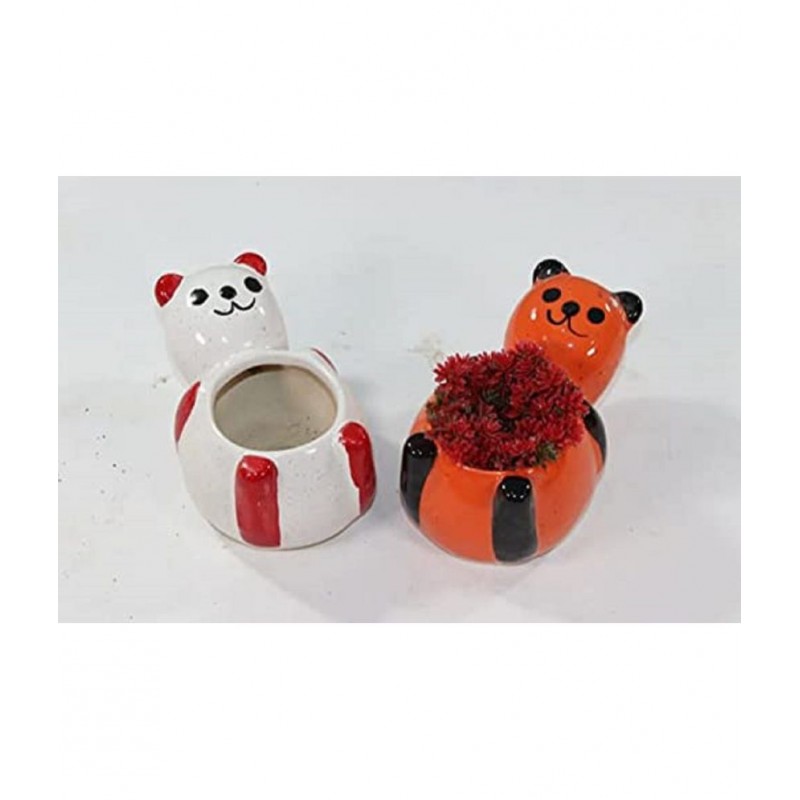 Home Artists Multicolour Ceramic Handicraft Showpiece - Pack of 1